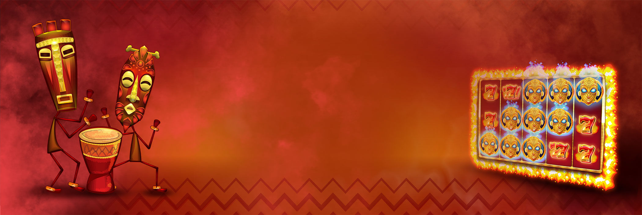 Quatro Casino 6 Quatro Casino hero background 9 masks of fire